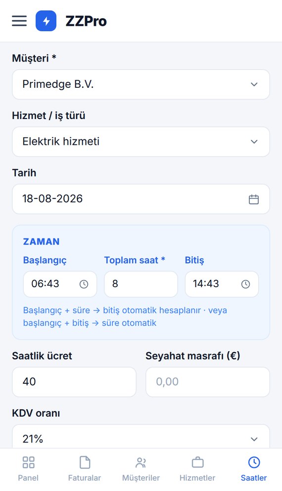 Saat girişi